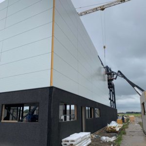 Nieuwbouw bedrijfspand las- en constructiewerk