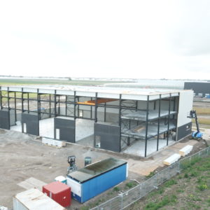 Nieuwbouw bedrijfspand las- en constructiewerk